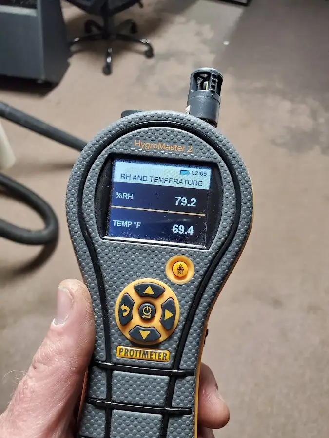 Moisture meter humidity assessment for Mold Remediation & Removal in Layton